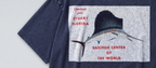 Oversized Snow Washed Cotton Tee - Florida Sailfish Postcard Print