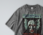 Oversized Snow Washed Cotton Tee - Bram Stoker's Dracula Theater Print